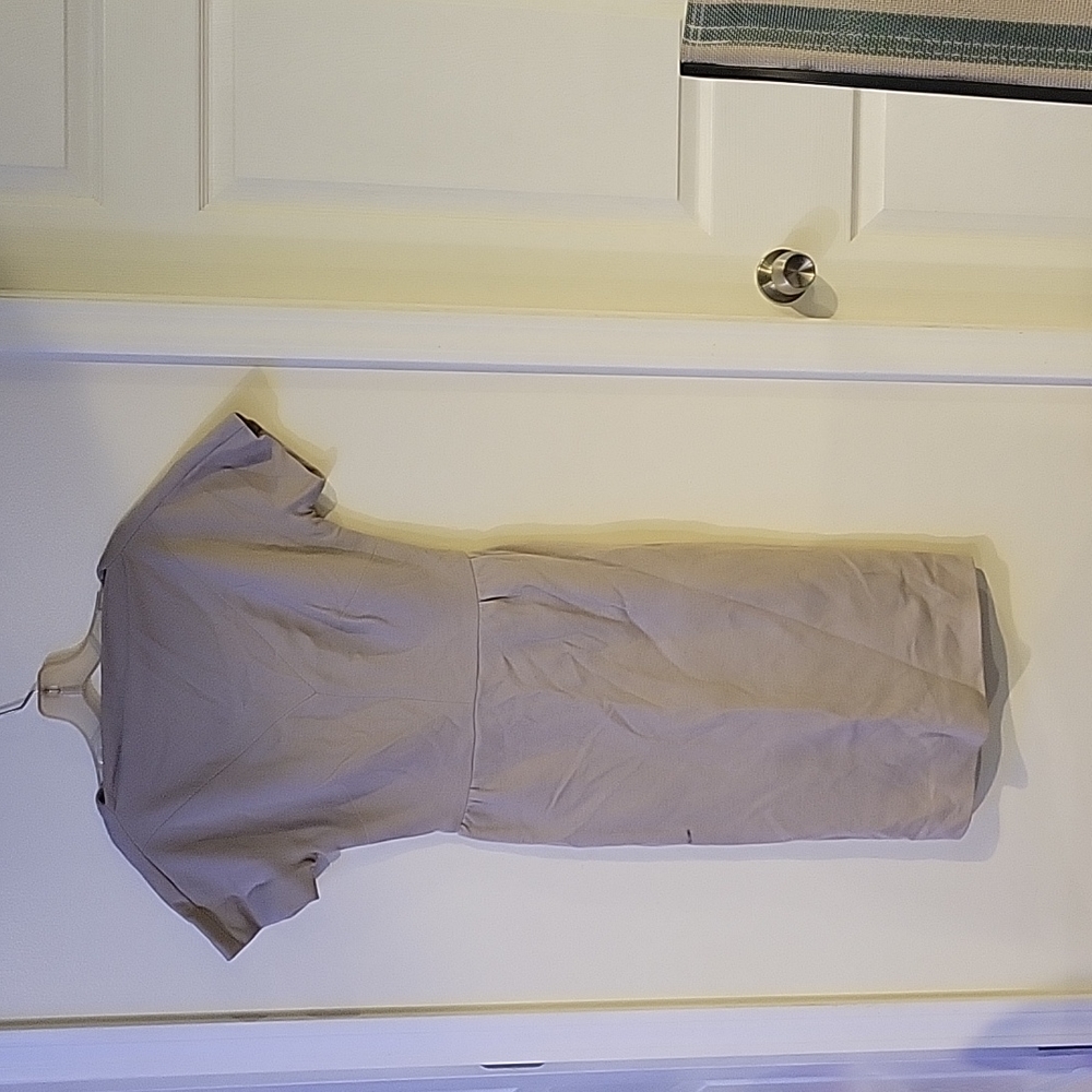 Vintage taupe dress